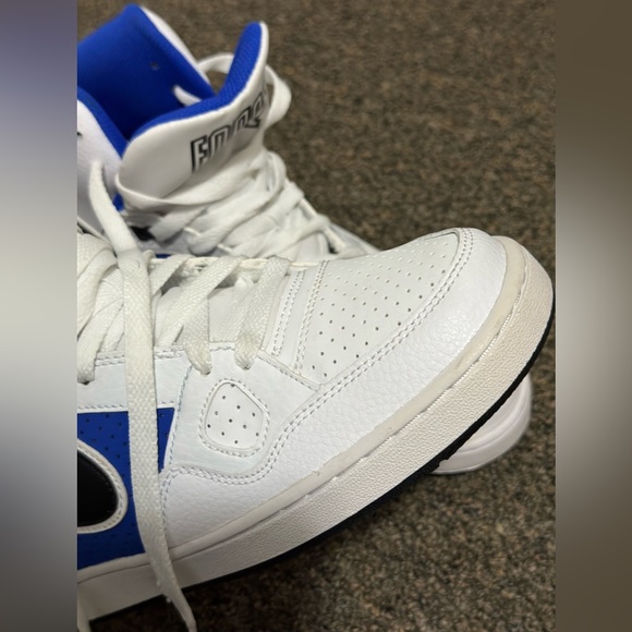 Nike Son Of Force White/Black/Racer Blue Men's Basketball Shoes Size 8 - Picture 5 of 6